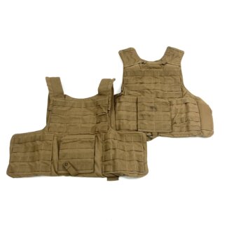 Eagle Industries Combat Integrated Releasable Armor System (CIRAS), Coyote Brown, Plate Bags Only