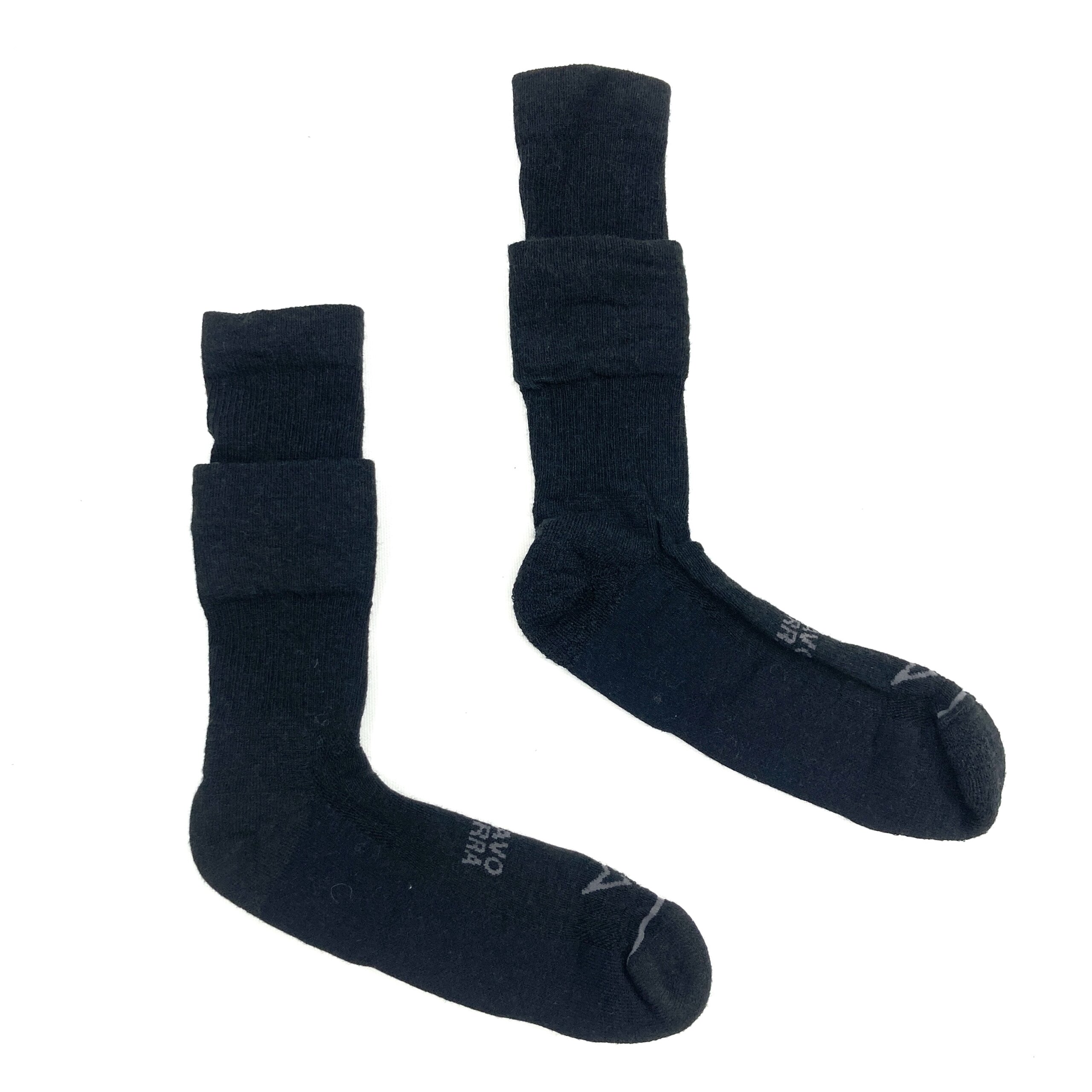 Bravo Sierra Debris Catcher Boot Socks, Black