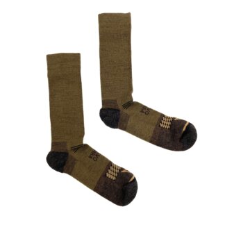 Bravo Sierra Steel Toe Bumper Socks, Brown