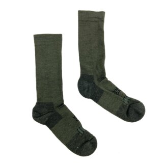 Bravo Sierra Steel Toe Bumper Socks, Green
