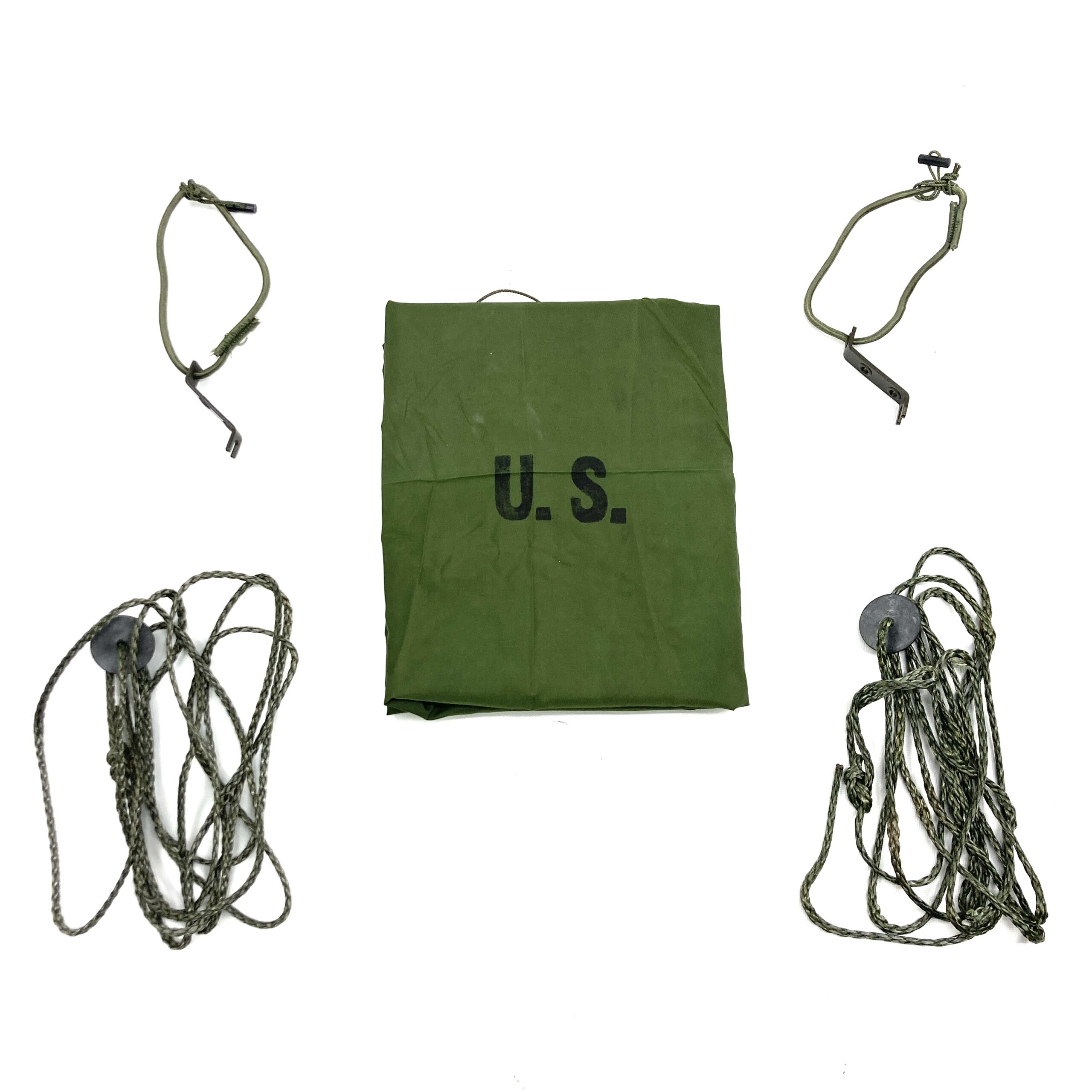 USGI M1966 Nylon Jungle Hammock, No Canopy, Olive Drab